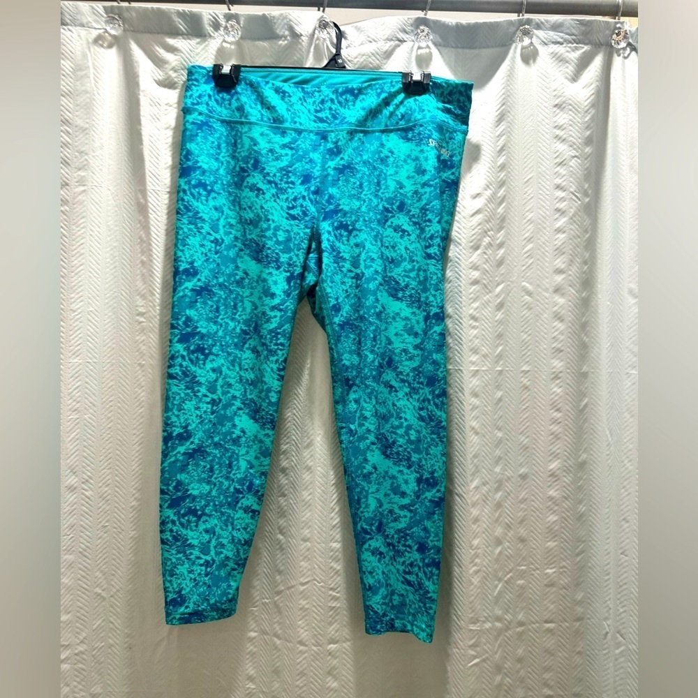 Spalding Blue Patterned Leggings